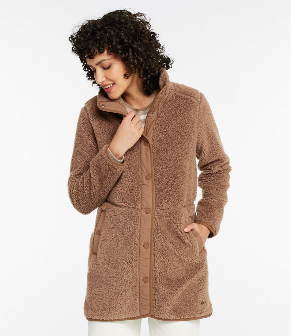 Women's Bean's Sherpa Fleece Coat / L.L.Bean