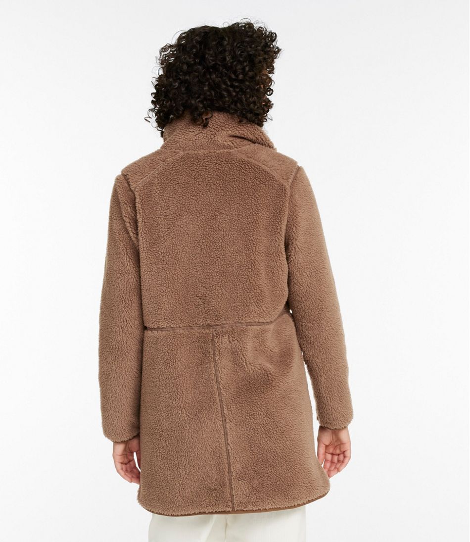 Women's Bean's Sherpa Fleece Coat / L.L.Bean