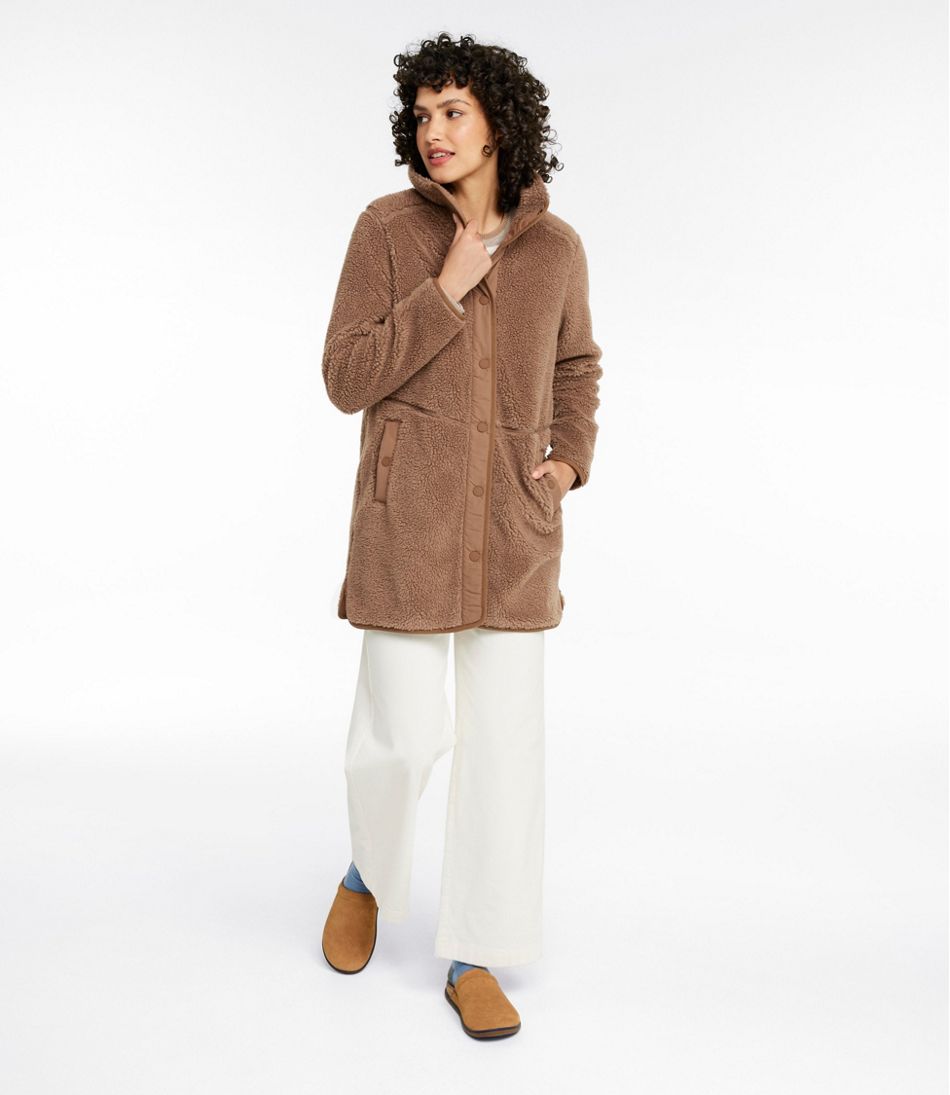 Women's Bean's Sherpa Fleece Coat / L.L.Bean