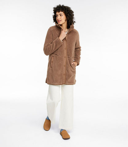 Women's Bean's Sherpa Fleece Coat / L.L.Bean