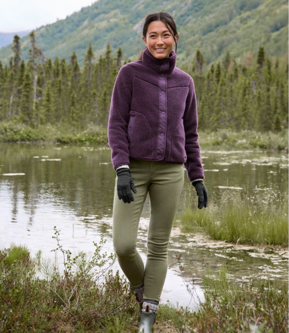 Women's Bean's Sherpa Fleece Jacket / L.L.Bean