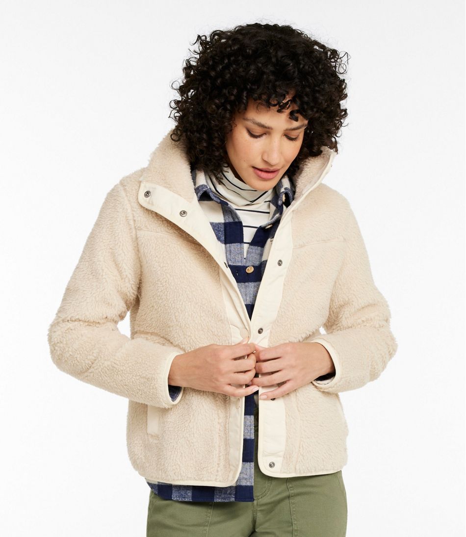 Women's Bean's Sherpa Fleece Jacket / L.L.Bean