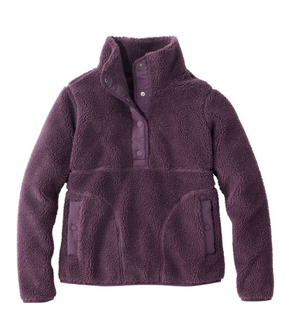 Women's Bean's Sherpa Fleece Pullover / L.L.Bean
