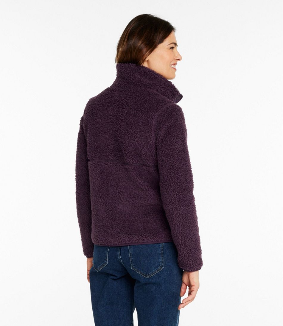 Women's Bean's Sherpa Fleece Pullover / L.L.Bean
