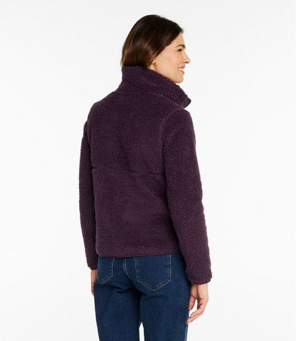 Women's Bean's Sherpa Fleece Pullover / L.L.Bean