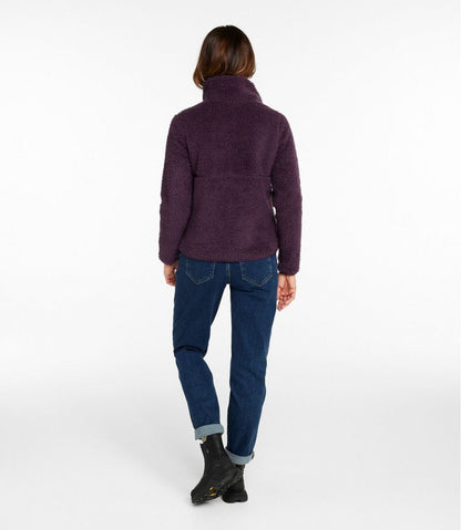 Women's Bean's Sherpa Fleece Pullover / L.L.Bean