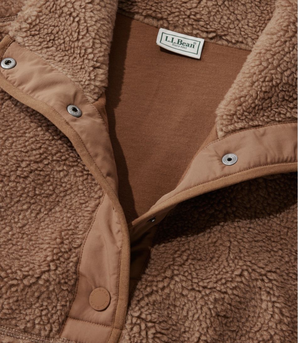Women's Bean's Sherpa Fleece Pullover / L.L.Bean