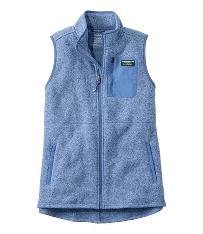 Women's Sweater Fleece Long Vest / L.L.Bean