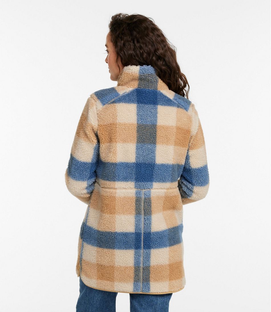 Women's Bean's Sherpa Fleece Coat, Print / L.L.Bean