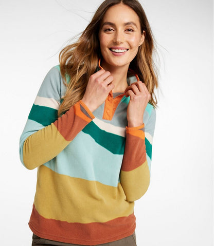 Women's All Season Access Fleece Pullover, Print / L.L.Bean