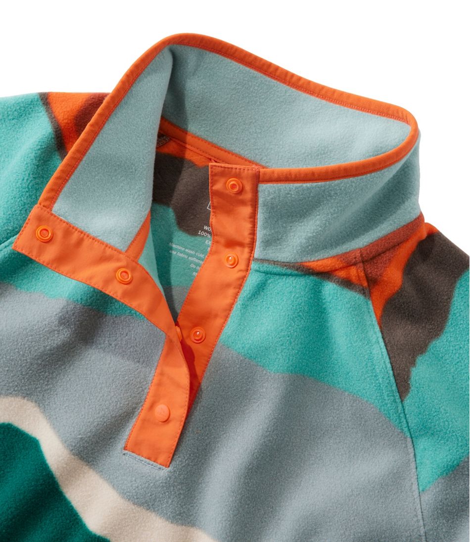 Women's All Season Access Fleece Pullover, Print / L.L.Bean