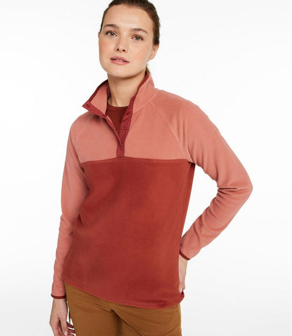 Women's All Season Access Fleece Pullover, Colorblock / L.L.Bean