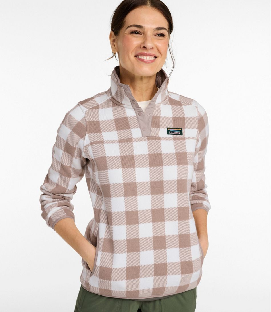 Women's Sweater Fleece Pullover, Print / L.L.Bean