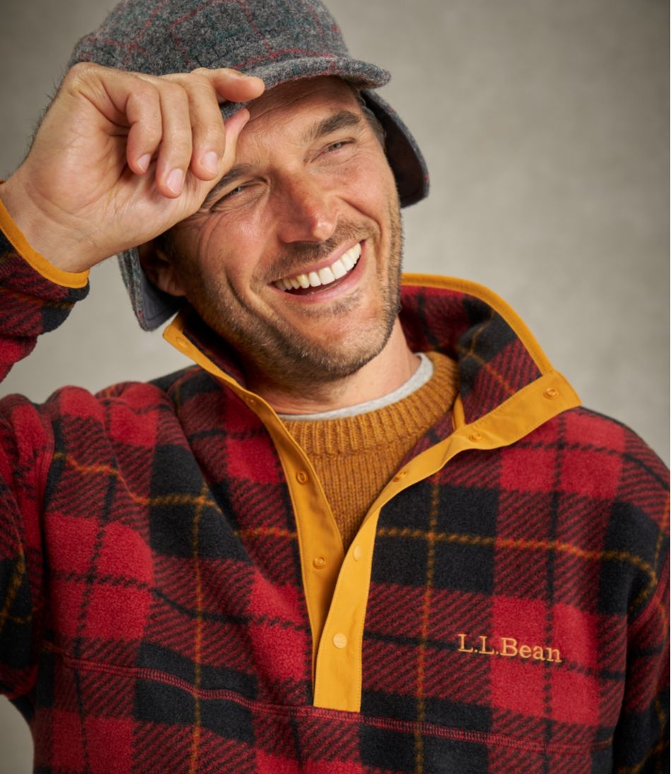 Adults' Bean's Classic Fleece Pullover, Print / L.L.Bean