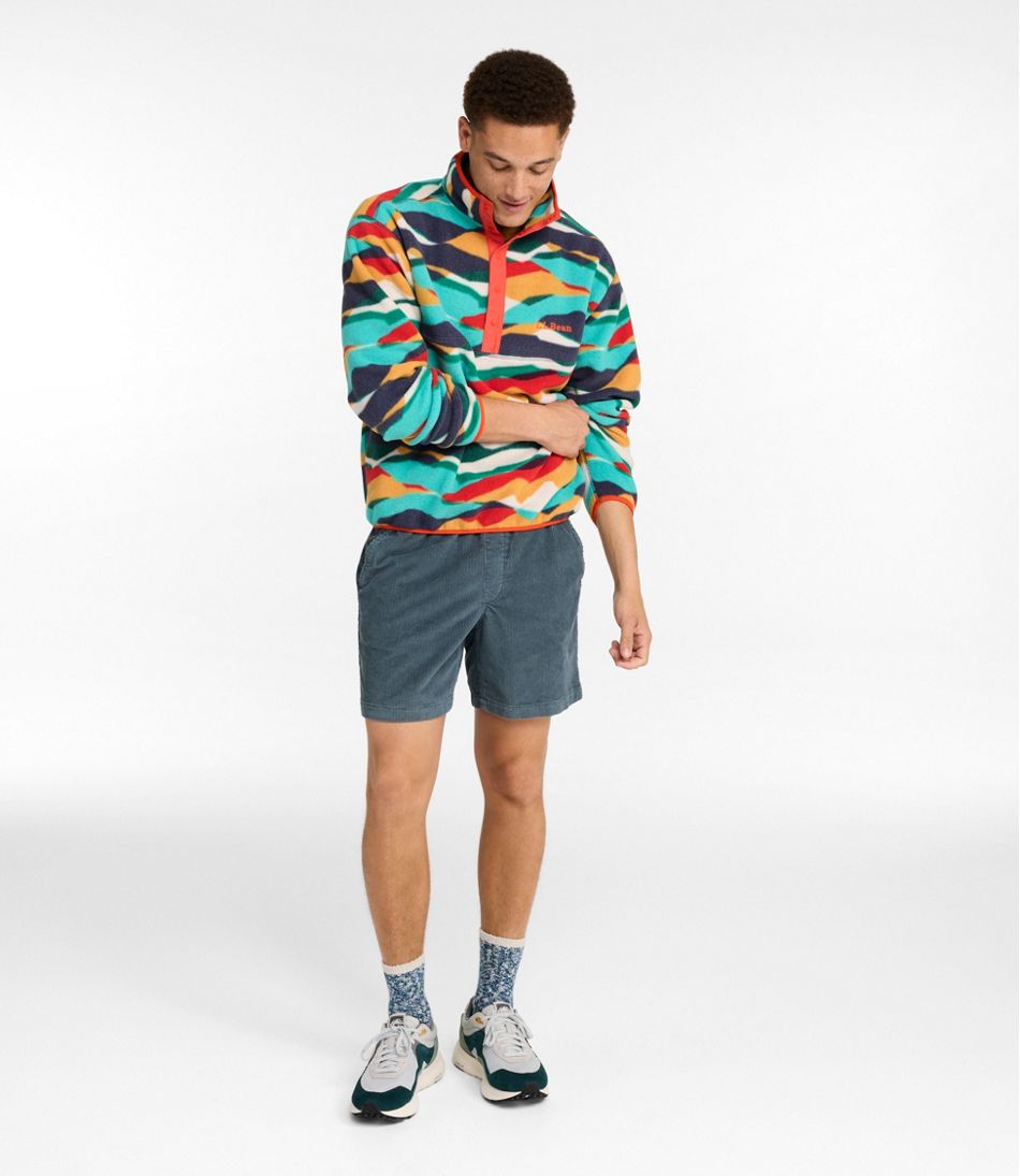Adults' Bean's Classic Fleece Pullover, Print / L.L.Bean