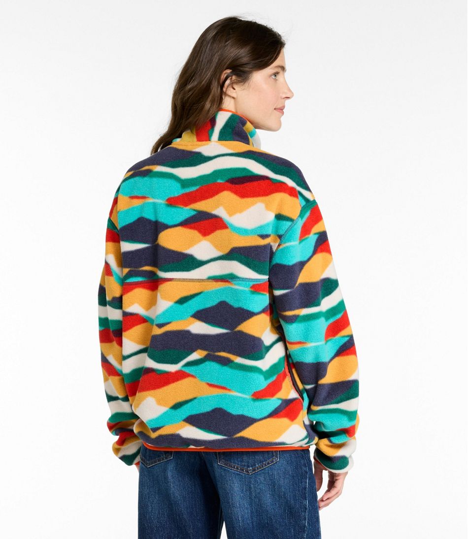 Adults' Bean's Classic Fleece Pullover, Print / L.L.Bean