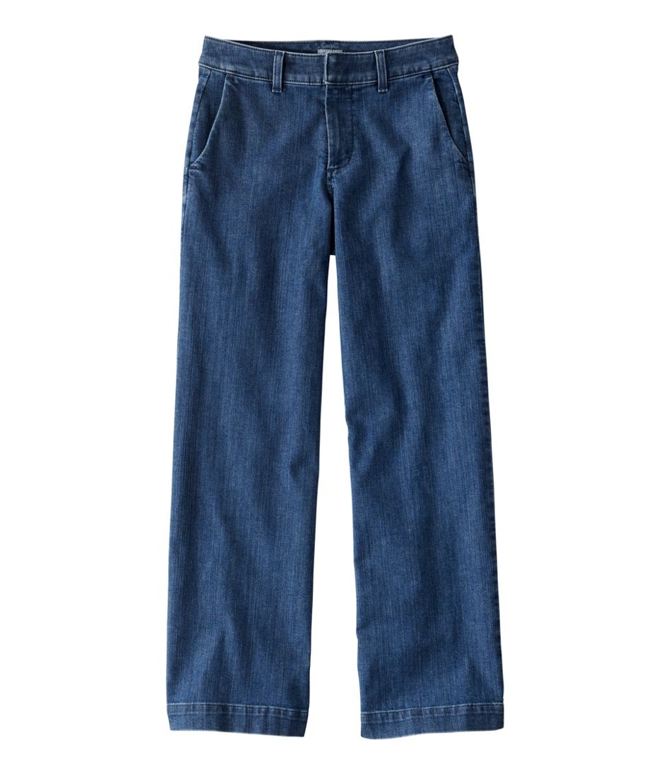 Women's True Shape Jeans, High-Rise Wide-Leg Trouser / L.L.Bean