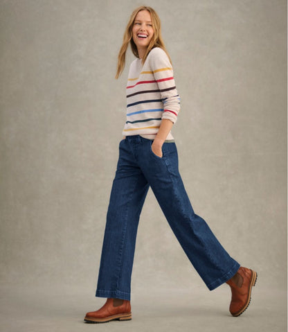Women's True Shape Jeans, High-Rise Wide-Leg Trouser / L.L.Bean