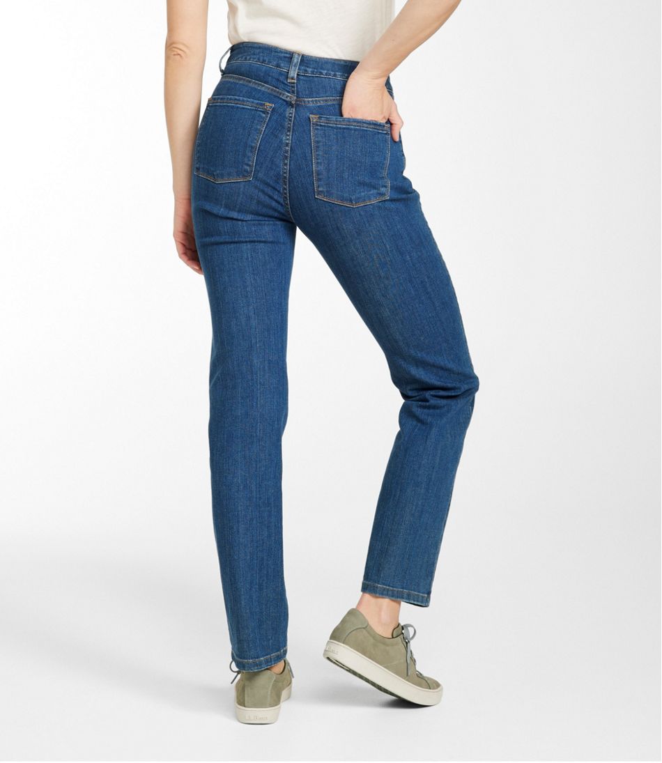 Women's True Shape Jeans, High-Rise Straight-Leg / L.L.Bean