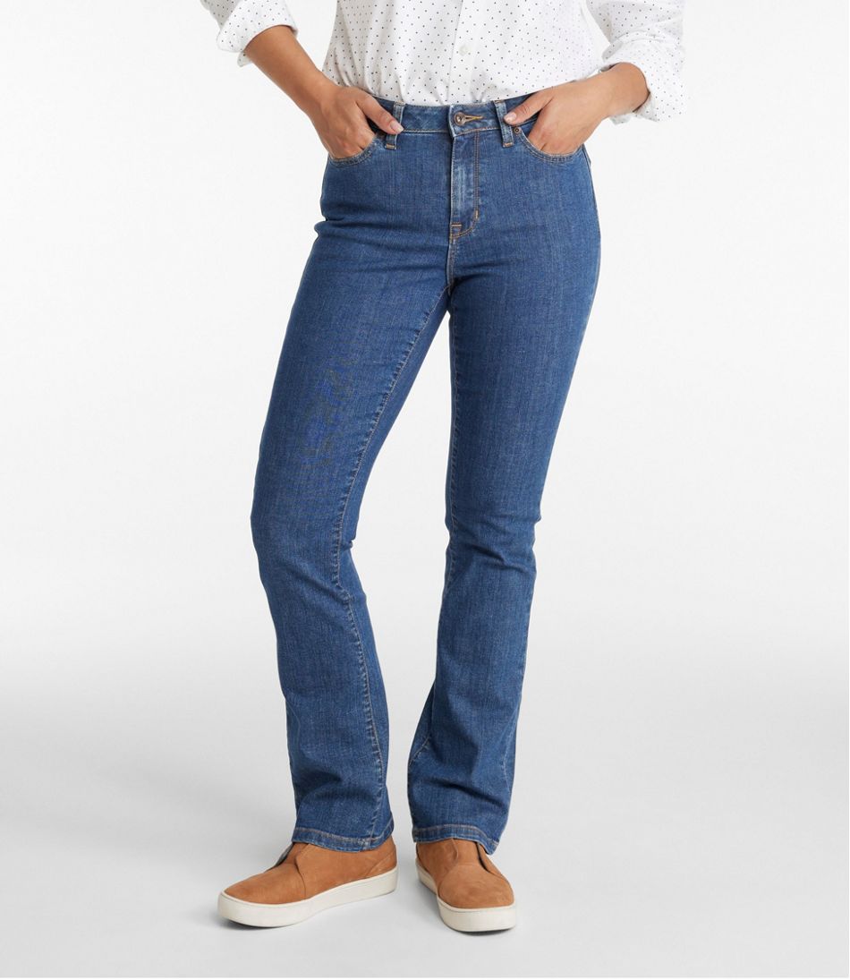 Women's True Shape Jeans, High-Rise Bootcut / L.L.Bean