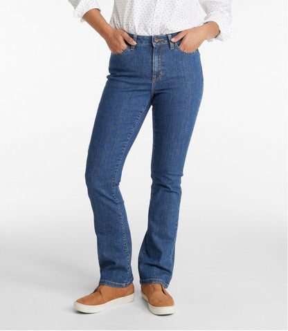 Women's True Shape Jeans, High-Rise Bootcut / L.L.Bean