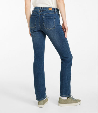 Women's BeanFlex® Jeans, Mid-Rise Straight-Leg / L.L.Bean