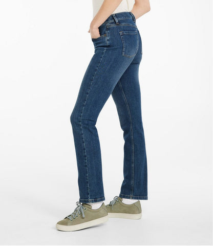 Women's BeanFlex® Jeans, Mid-Rise Straight-Leg / L.L.Bean