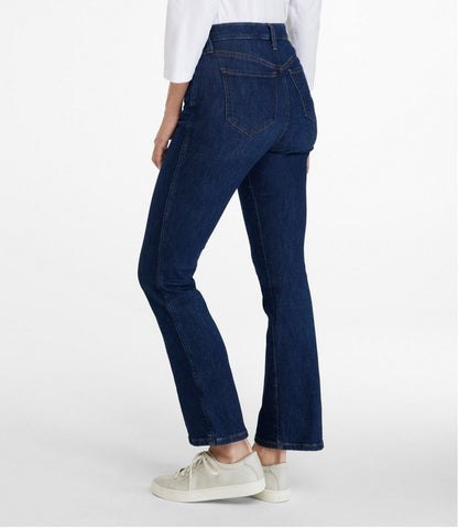 Women's Everyday Stretch Jeans, High-Rise Mini Bootcut Ankle / L.L.Bean