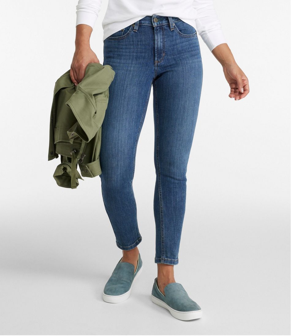 Women's BeanFlex® Jeans, High-Rise Slim-Leg Ankle / L.L.Bean