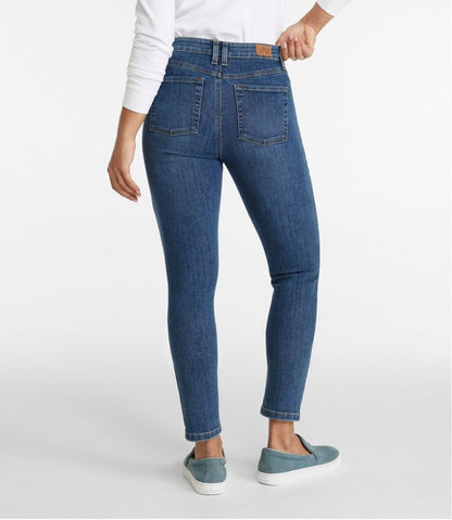 Women's BeanFlex® Jeans, High-Rise Slim-Leg Ankle / L.L.Bean