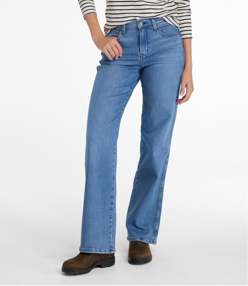 Women's Everyday Stretch Jeans, High-Rise Relaxed Wide-Leg / L.L.Bean