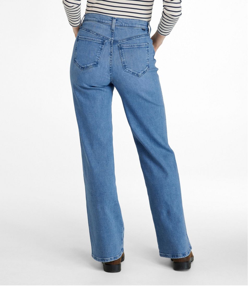 Women's Everyday Stretch Jeans, High-Rise Relaxed Wide-Leg / L.L.Bean