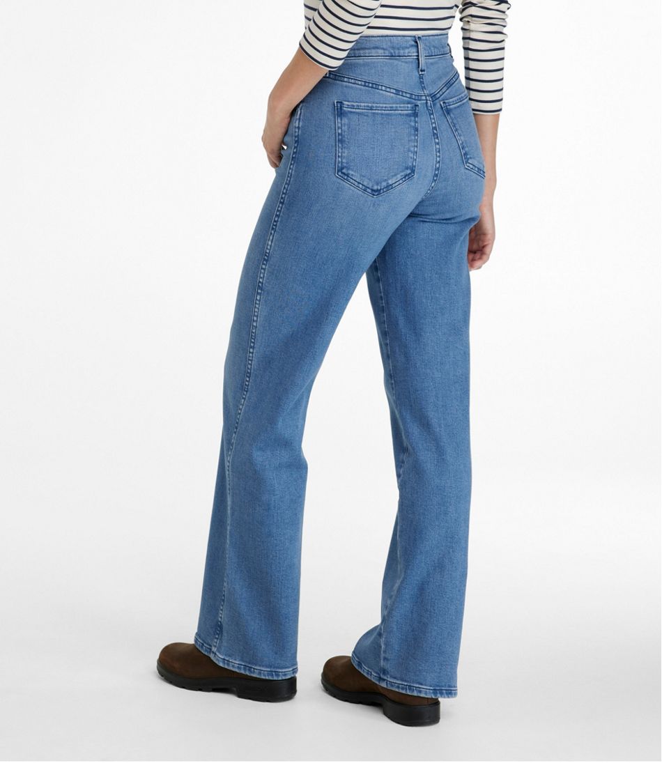 Women's Everyday Stretch Jeans, High-Rise Relaxed Wide-Leg / L.L.Bean