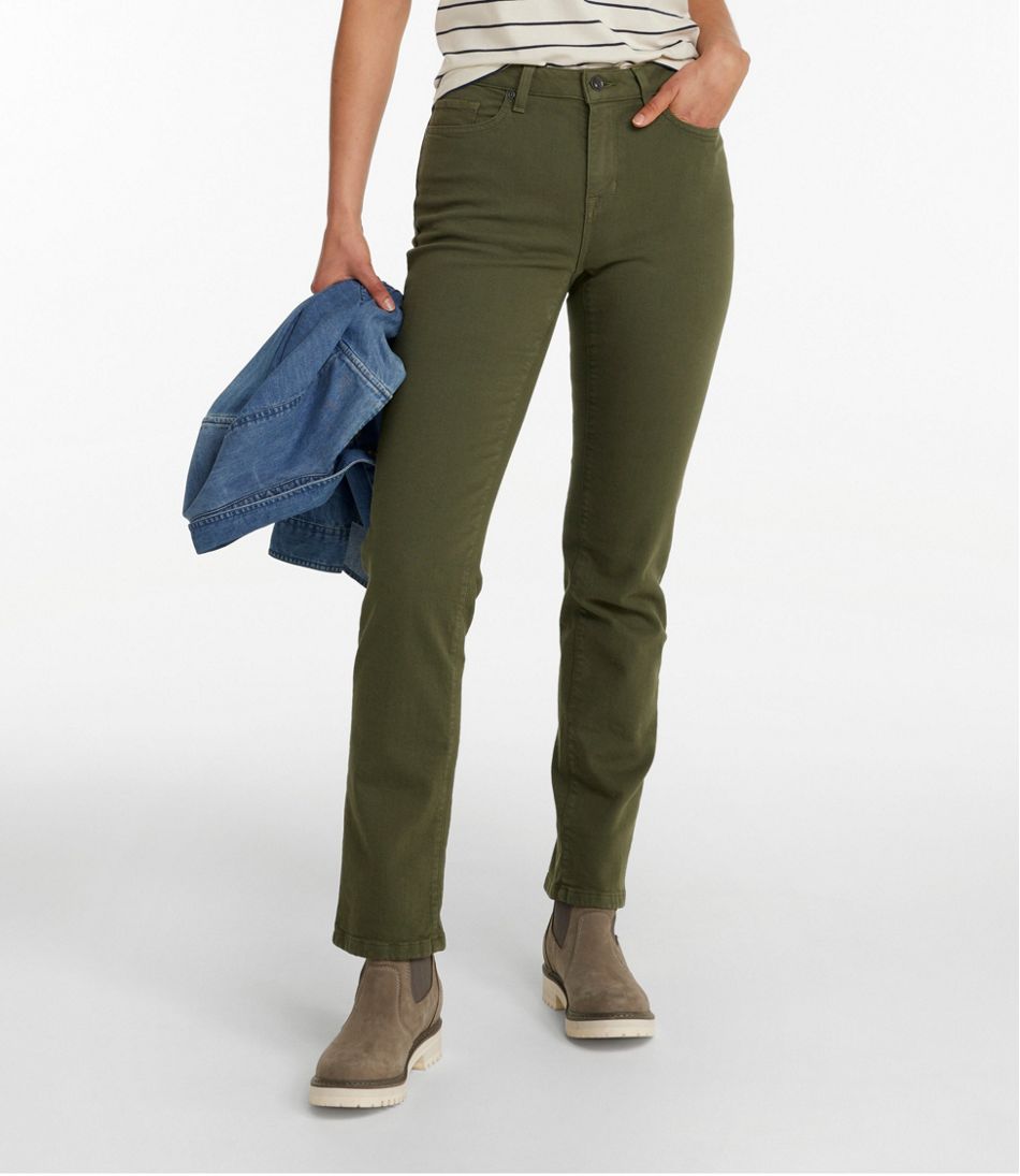 Women's True Shape Jeans, High-Rise Straight-Leg Colors / L.L.Bean