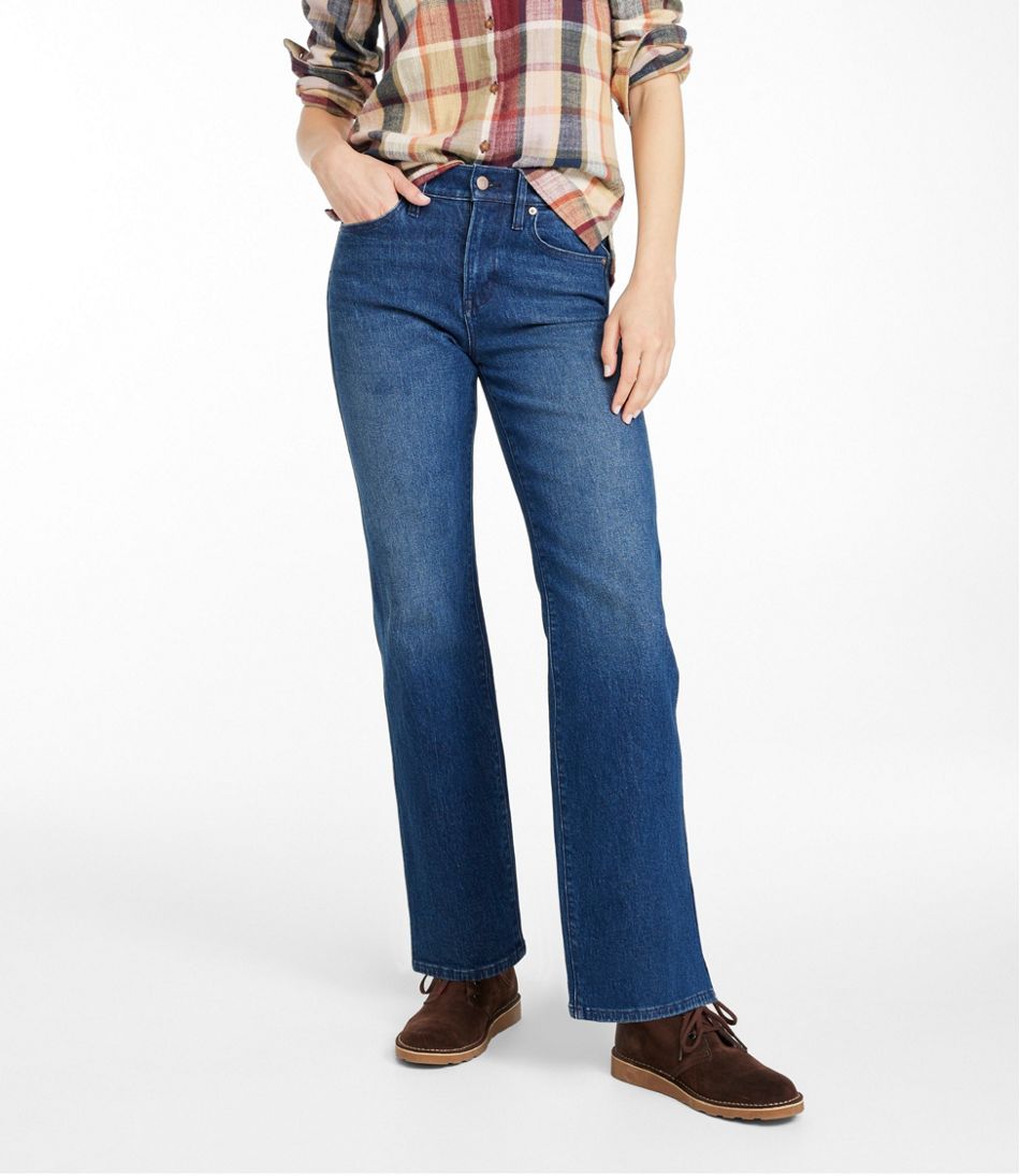 Women's Signature Original Jeans, High-Rise Straight-Leg / L.L.Bean