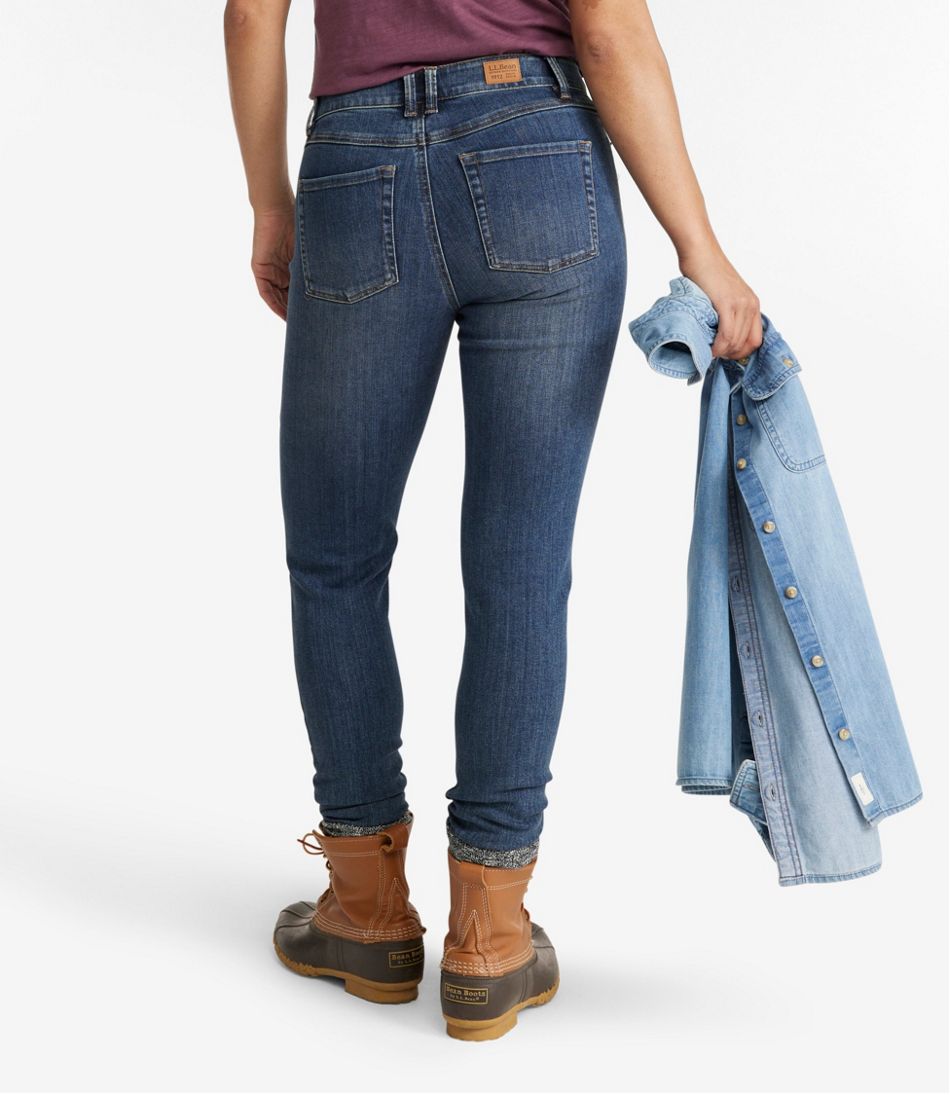 Women's BeanFlex® Jeans, Mid-Rise Skinny-Leg / L.L.Bean