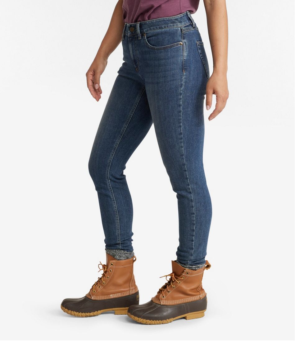 Women's BeanFlex® Jeans, Mid-Rise Skinny-Leg / L.L.Bean