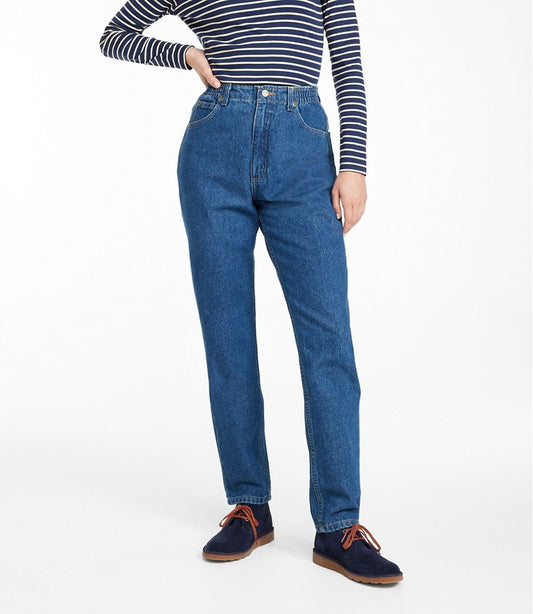 Women's Double L® Jeans, Ultra High-Rise Comfort Waist Tapered Leg / L.L.Bean