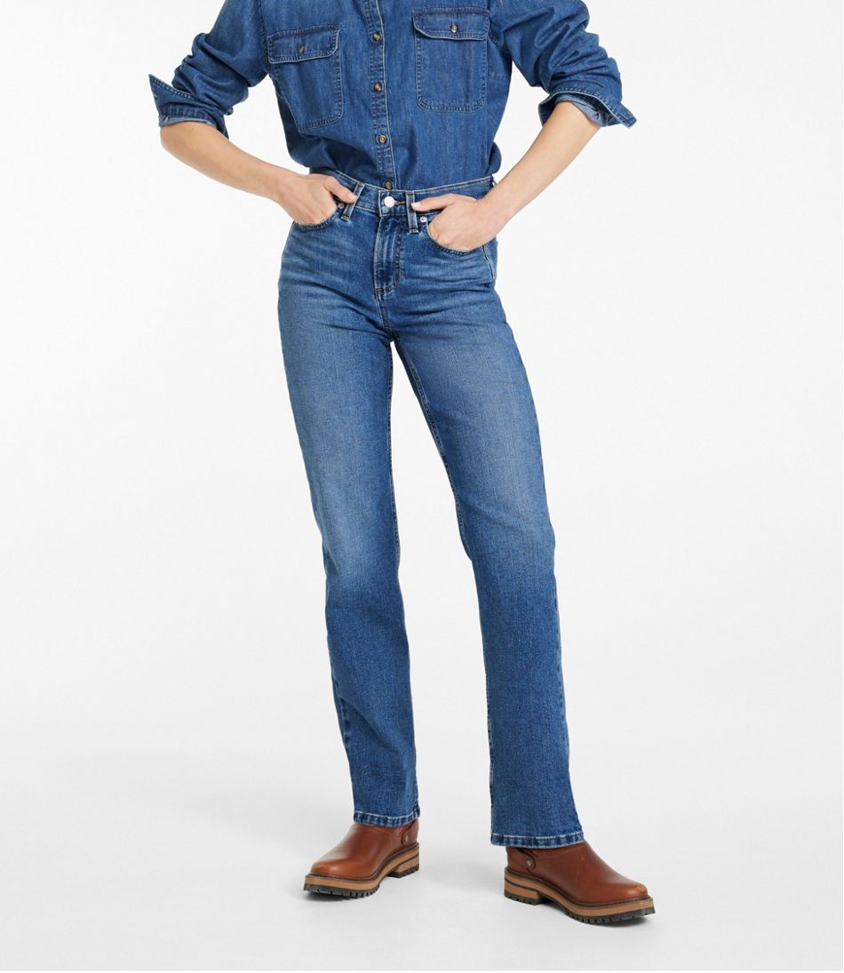 Women's 207 Vintage Jeans, High-Rise Straight-Leg / L.L.Bean