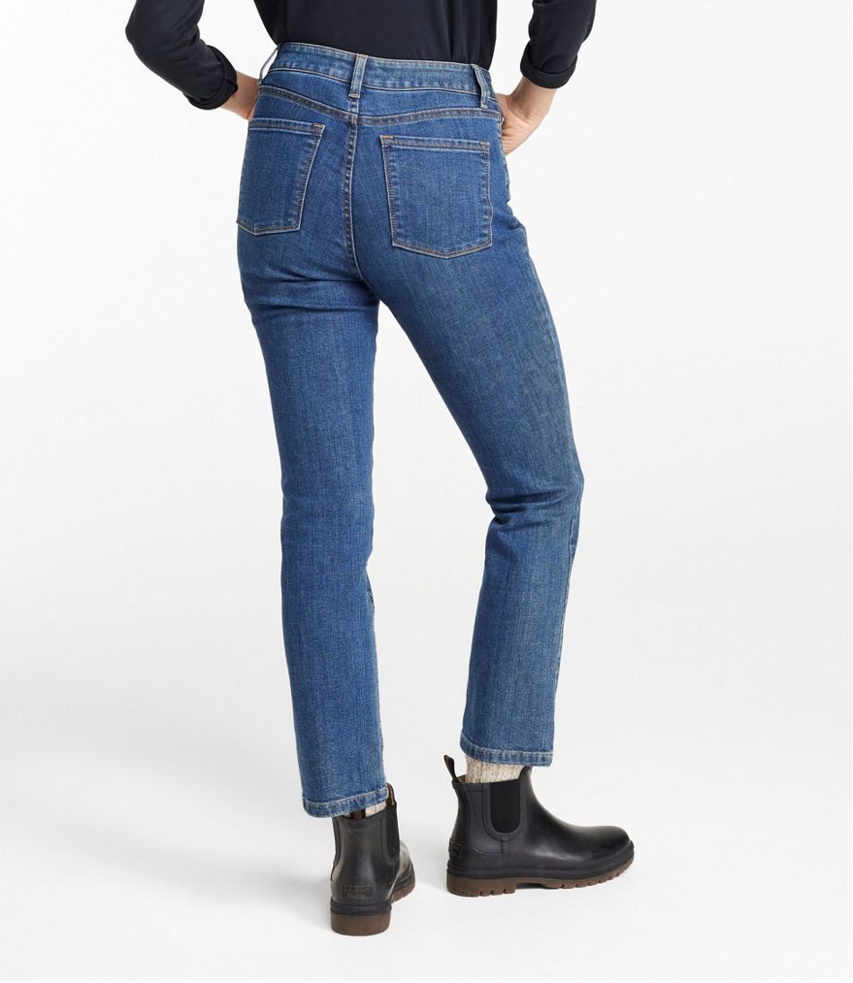 Women's True Shape Jeans, High-Rise Slim-Leg Ankle / L.L.Bean