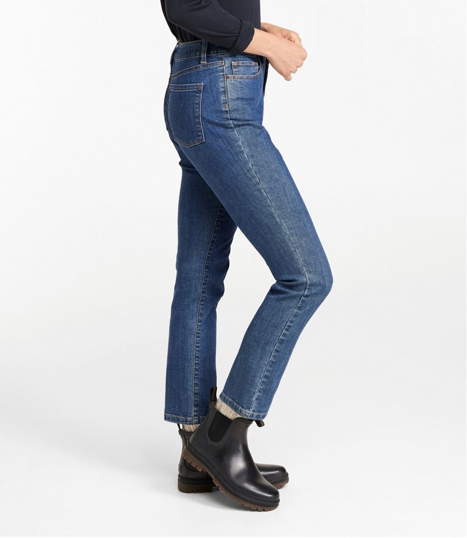 Women's True Shape Jeans, High-Rise Slim-Leg Ankle / L.L.Bean