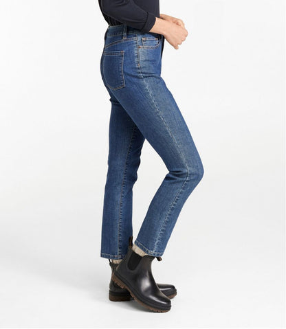 Women's True Shape Jeans, High-Rise Slim-Leg Ankle / L.L.Bean