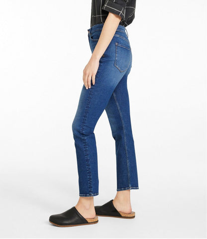 Women's Signature Super Stretch Jeans, High-Rise Skinny-Leg Ankle / L.L.Bean
