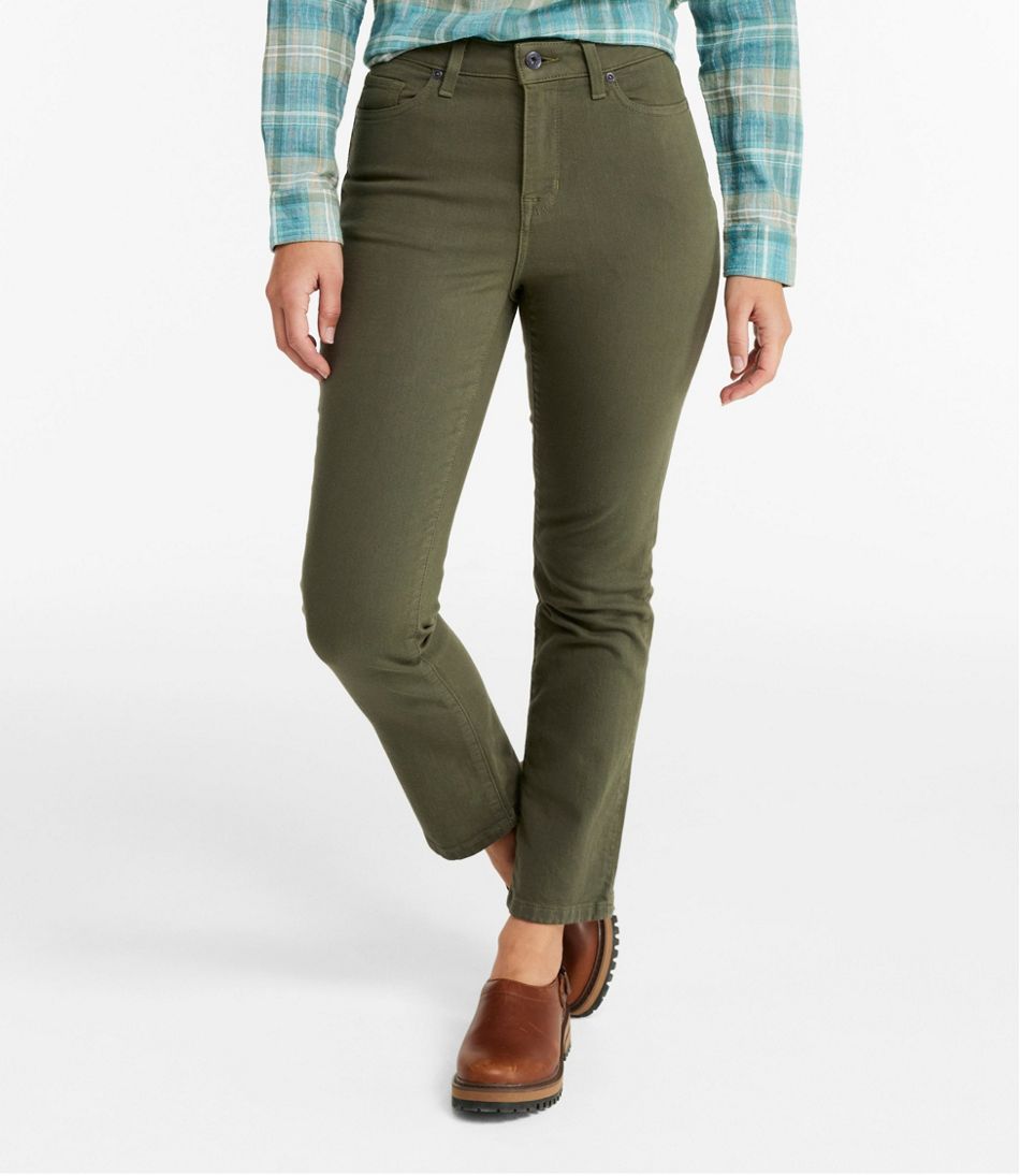 Women's True Shape Jeans, High-Rise Slim-Leg Ankle Colors / L.L.Bean