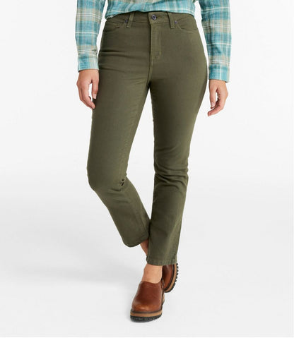 Women's True Shape Jeans, High-Rise Slim-Leg Ankle Colors / L.L.Bean