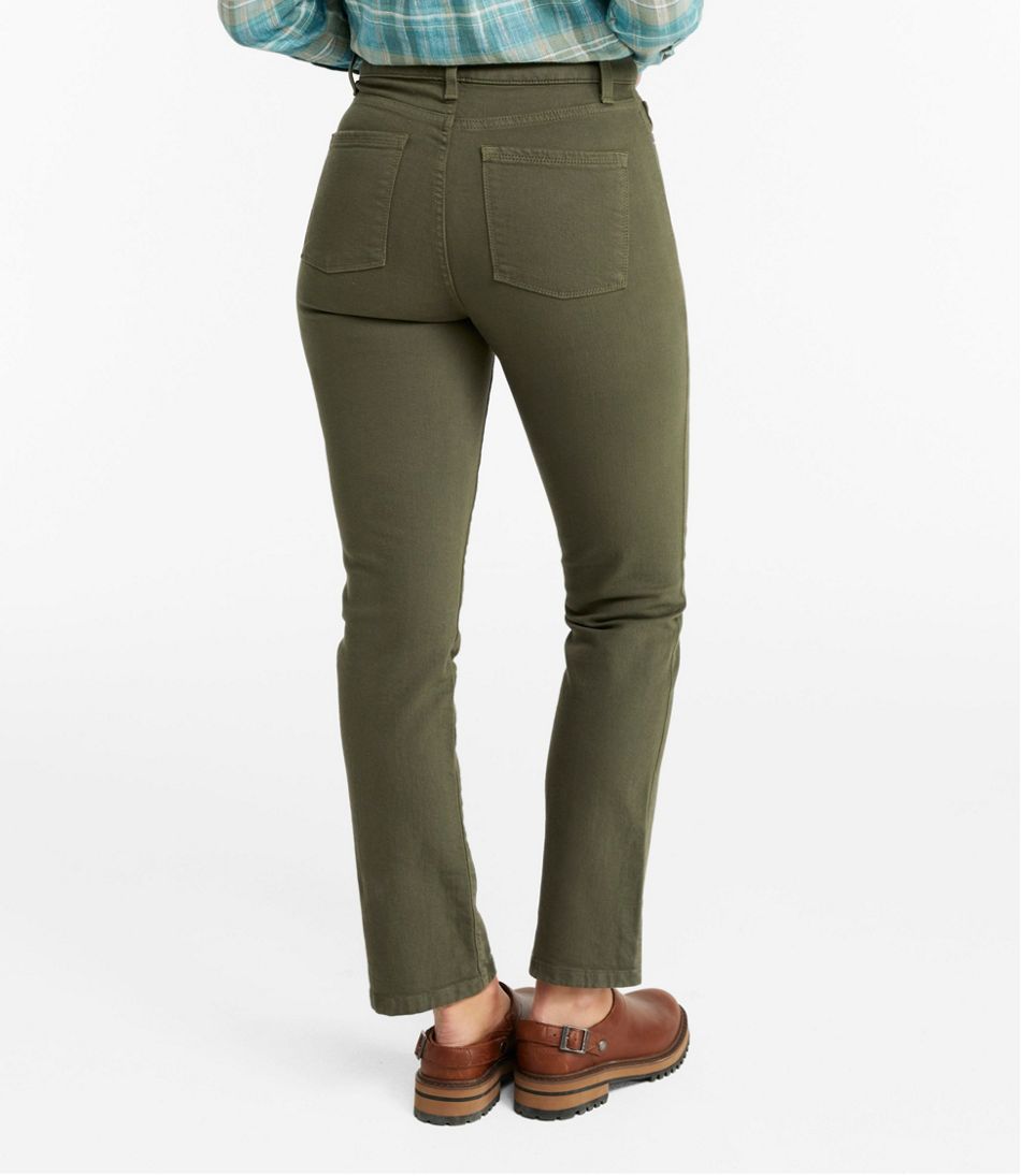 Women's True Shape Jeans, High-Rise Slim-Leg Ankle Colors / L.L.Bean