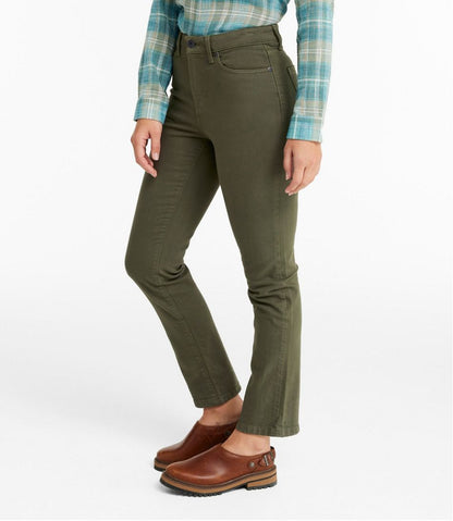 Women's True Shape Jeans, High-Rise Slim-Leg Ankle Colors / L.L.Bean