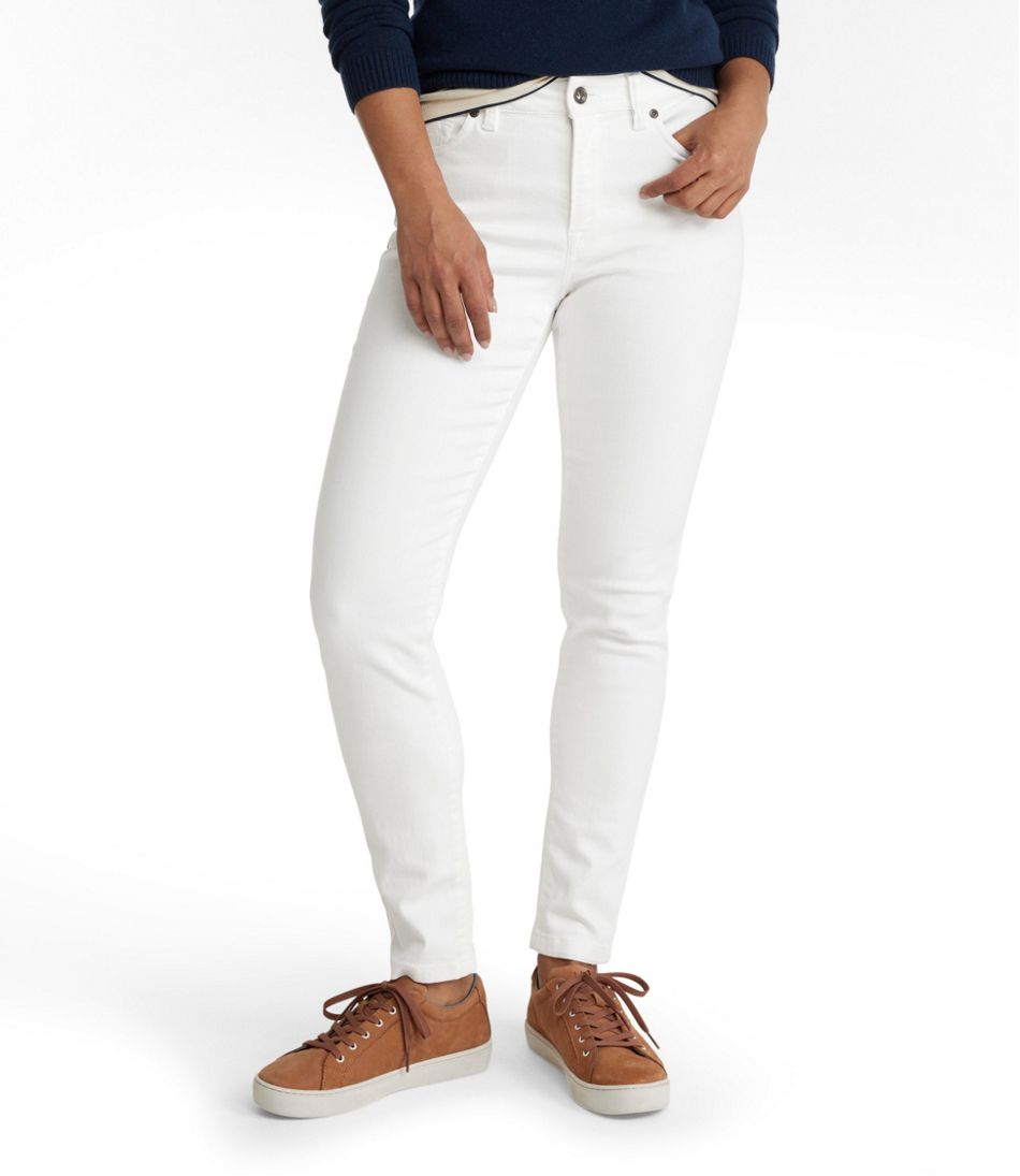 Women's True Shape Jeans, High-Rise Skinny-Leg Colors / L.L.Bean