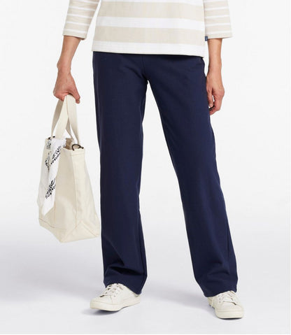 Women's Perfect Fit Pants, Fleece-Backed Straight-Leg / L.L.Bean