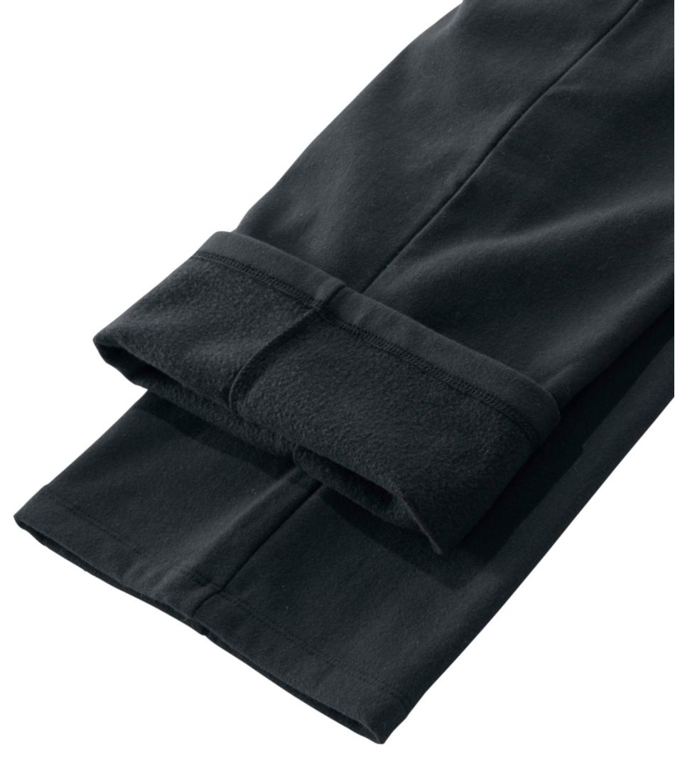 Women's Perfect Fit Pants, Fleece-Backed Straight-Leg / L.L.Bean